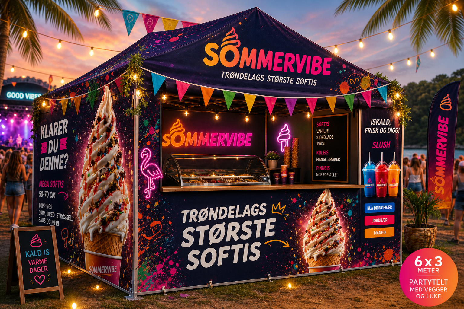 Sommervibe popup-vogn